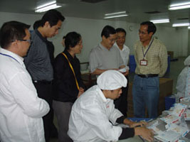 省領(lǐng)導(dǎo)、市領(lǐng)導(dǎo)來我司進(jìn)行視察、指導(dǎo)
